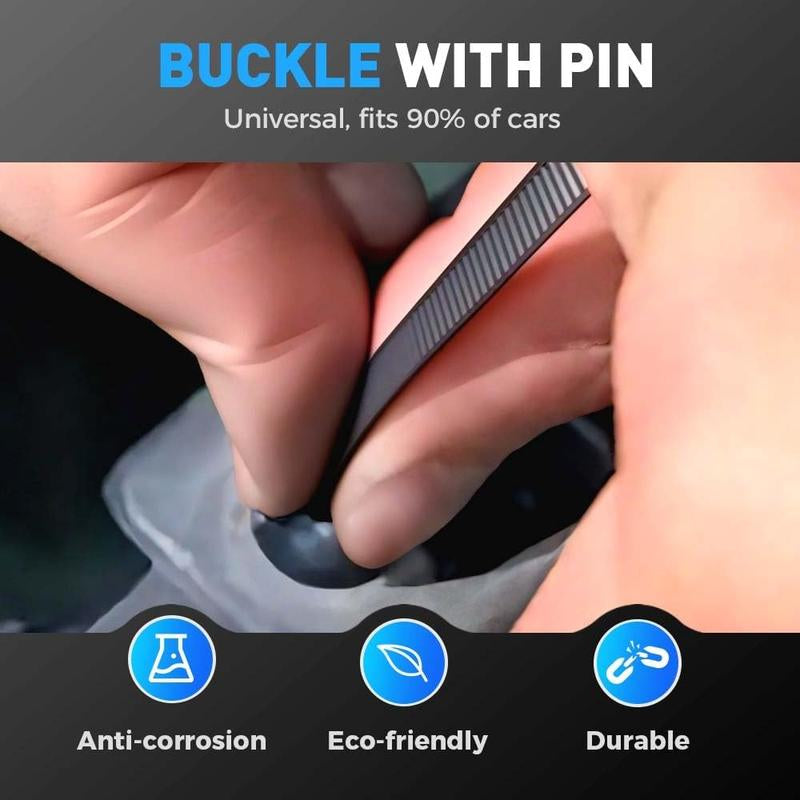 50Pcs Nylon Universal Cable Tie Buckle, Heavy Duty Self-Locking Nylon Zip Ties Holder, Multipurpose Plastic Cable Ties Tool for Car Daily Repair