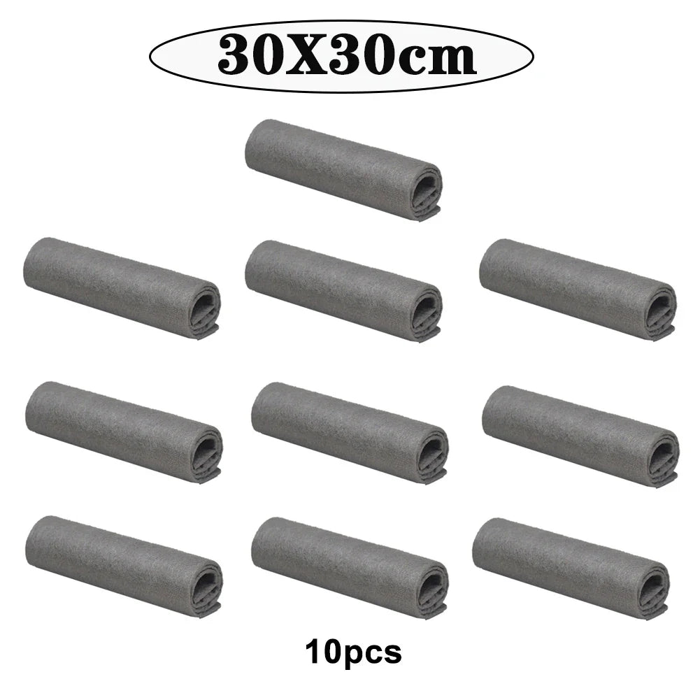 New Thickened Magic Cleaning Cloth Microfiber Glass Clean Towel Reusable Washable Lint-Free Cleaning Rags for Kitchen Glass Car