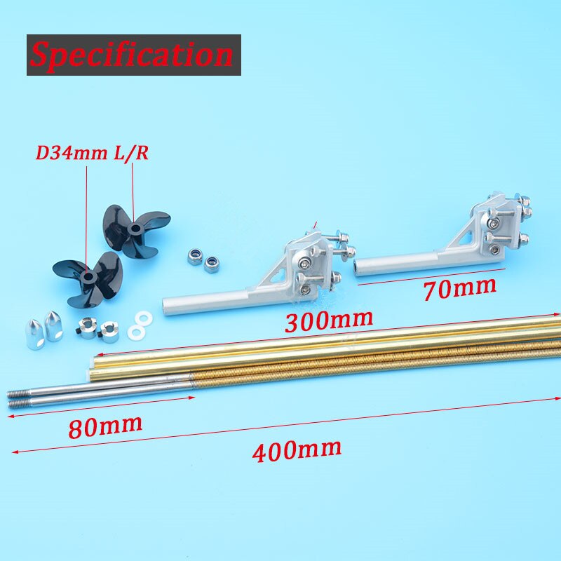 4mm All-in-one Flex Cable Shaft Left/Right Drive Dog Prop Nut Plastic Gasket Brass Tube And Bracket Stinger Drive For Rc