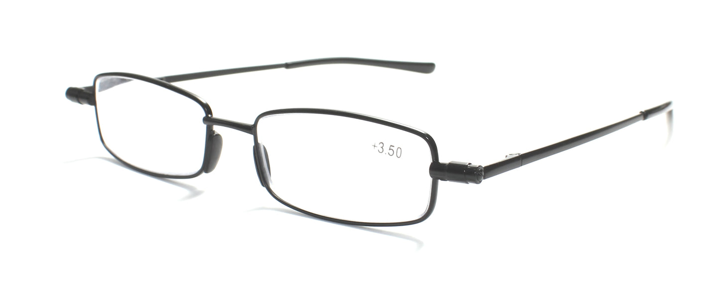 Slingshots Glasses Magnifying Glasses Progressive Reading Glasses for Men Women Foldable Full-Rim Frame Glasses Presbyopic
