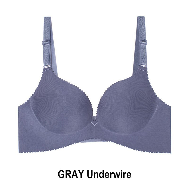 Sexy Deep U Cup Bras For Women Push Up Lingerie Seamless Bra Bralette Backless Bras Intimates Underwear Hot - 36