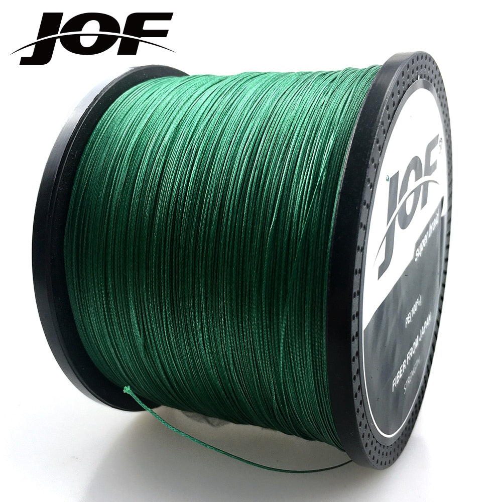 Green - New Brand Woven wire 1000M-100M PE Braided Fishing Line 4 strands 18 28 35 40 50 60 80LB 120LB Multifilament Fishing Line