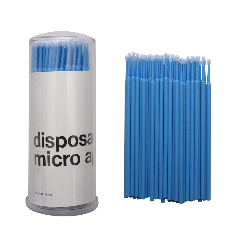 100 pcs Disposable Micro Brush Mascara Wands MicroBrush Applicator Wand Lashes Brushes EyeLashes Extension women Makeup Tools