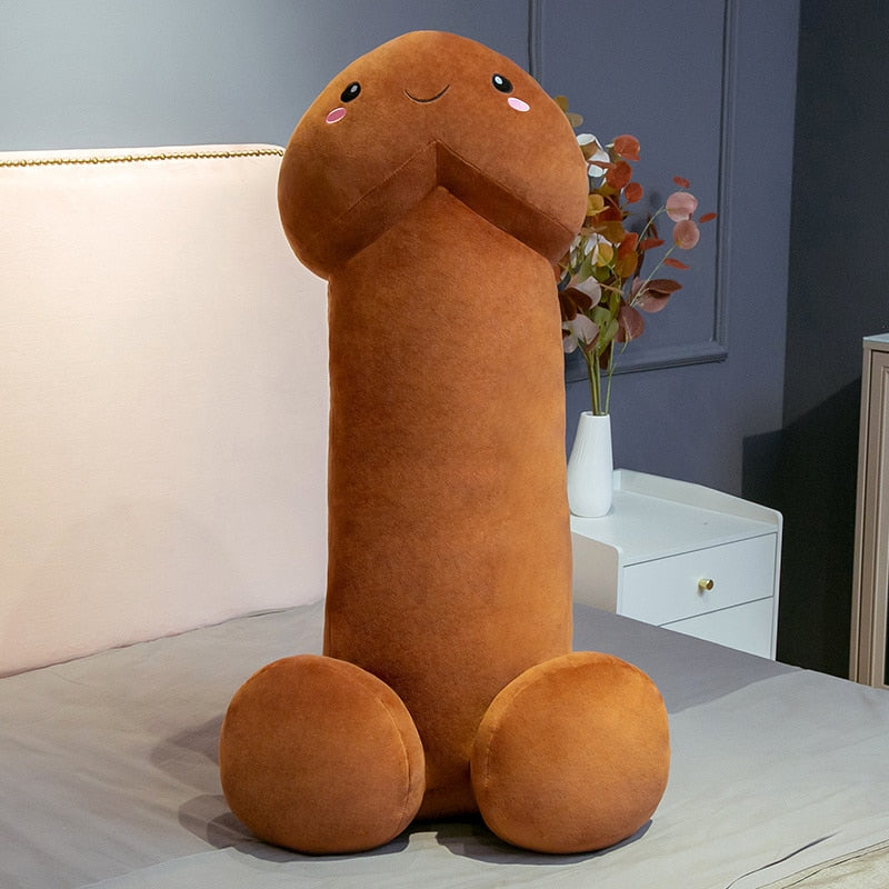 Trick Penis Plush Toy Simulation Boy Dick Plushie Real-life Penis Plush Hug Pillow Stuffed Sexy Interesting Gifts For Girlfriend