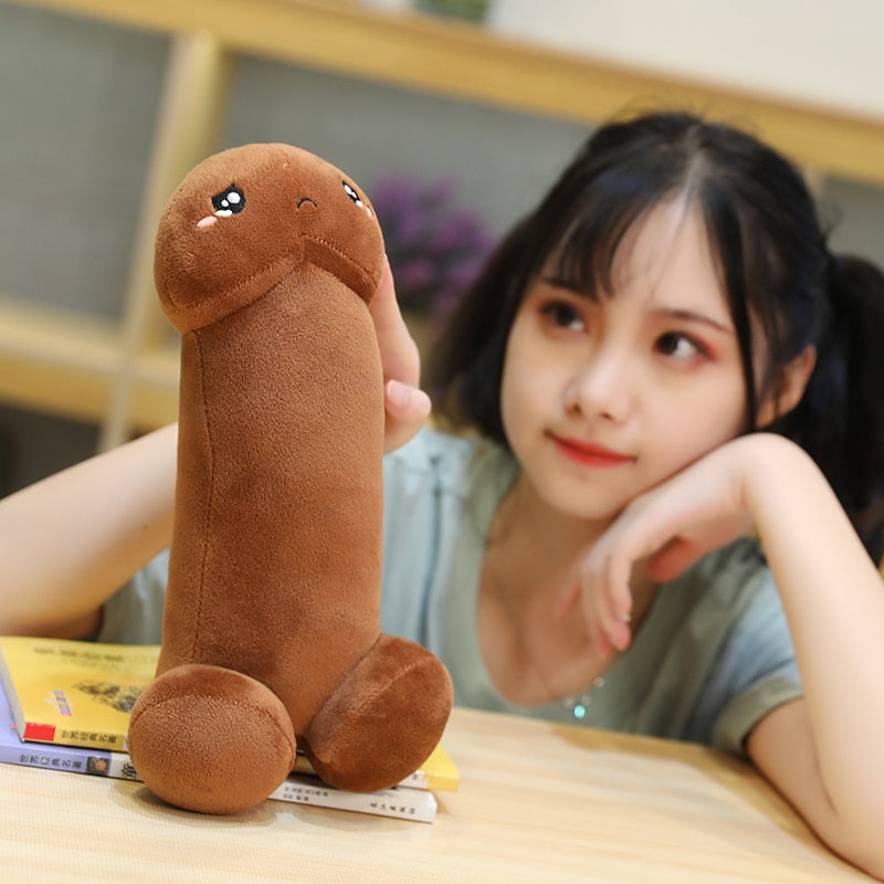 Trick Penis Plush Toy Simulation Boy Dick Plushie Real-life Penis Plush Hug Pillow Stuffed Sexy Interesting Gifts For Girlfriend