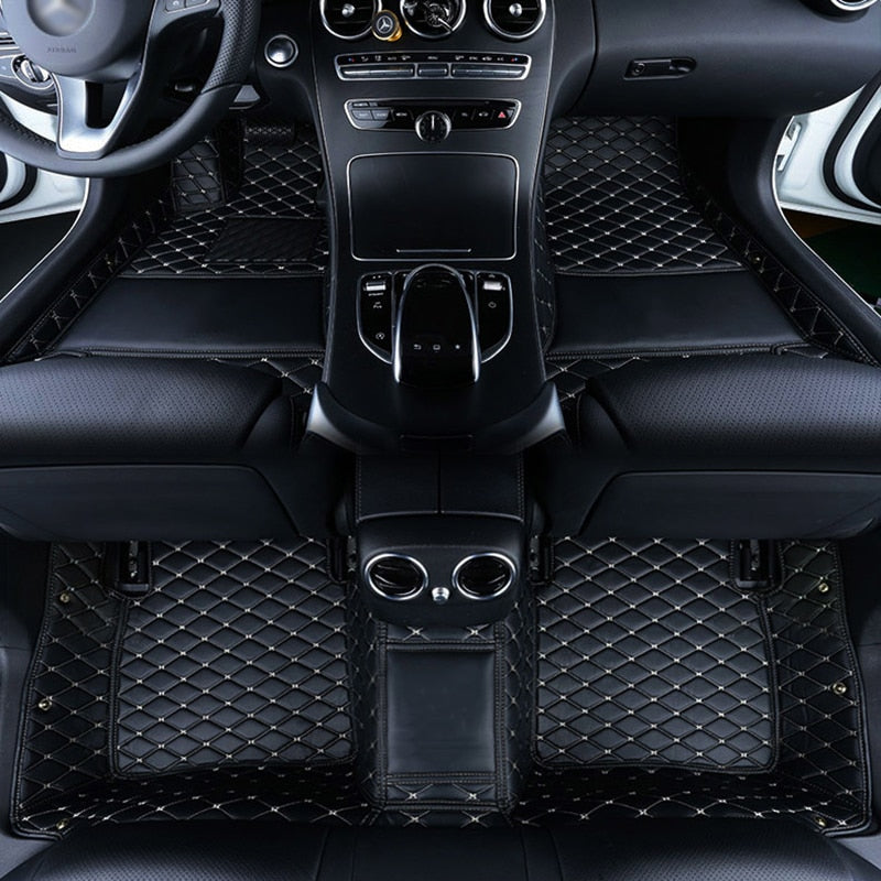 Custom LOGO Car Floor Mats for 98% car model for BMW Mercedes audi toyota honda ford Mazda Nissan VW Hyundai car accessories