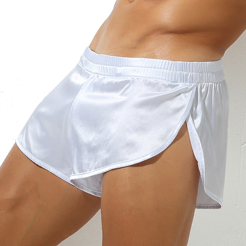 Mens Underwear Soft Stretch Breathable Men Boxer Shorts Sexy Arrow Panties Sleep Bottoms Pouch Swimwear