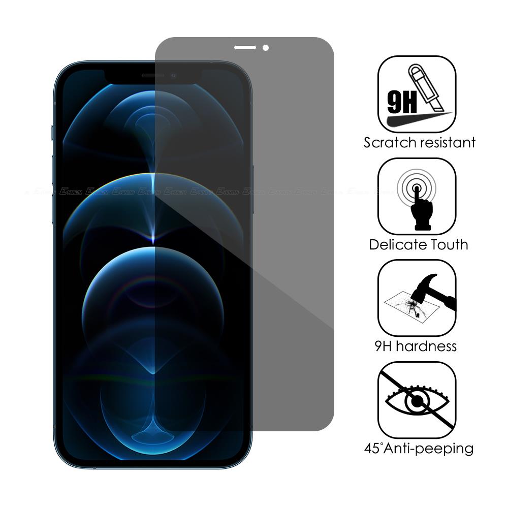 3pcs/lot Screen Protector Tempered Glass For iPhone 13 12 11 Pro Max mini XS X XR Clear Privacy Anti-spy Film