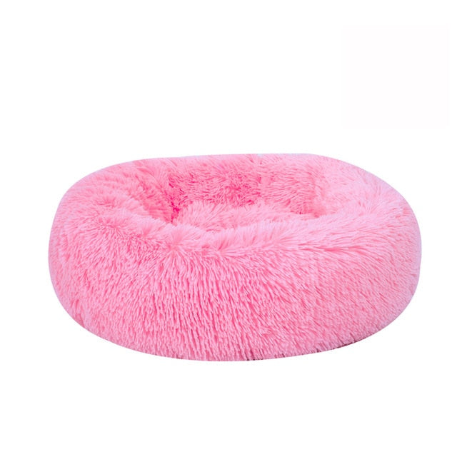 Dog Long Plush Dounts Beds Calming Bed Hondenmand Pet Kennel Super Soft Fluffy Comfortable for Large Dog / Cat House