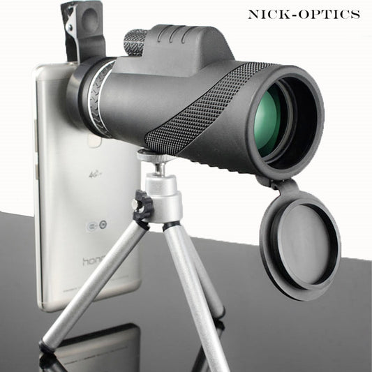 单筒望远镜 40x60 强力双筒望远镜高品质变焦手持望远镜 lll 夜视军用高清专业狩猎
