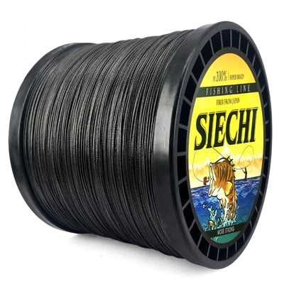 SIECHI 8 Strands 1000M 500M 300M PE Braided Fishing Line tresse peche Saltwater Fishing Weave Superior Extreme Super Strong